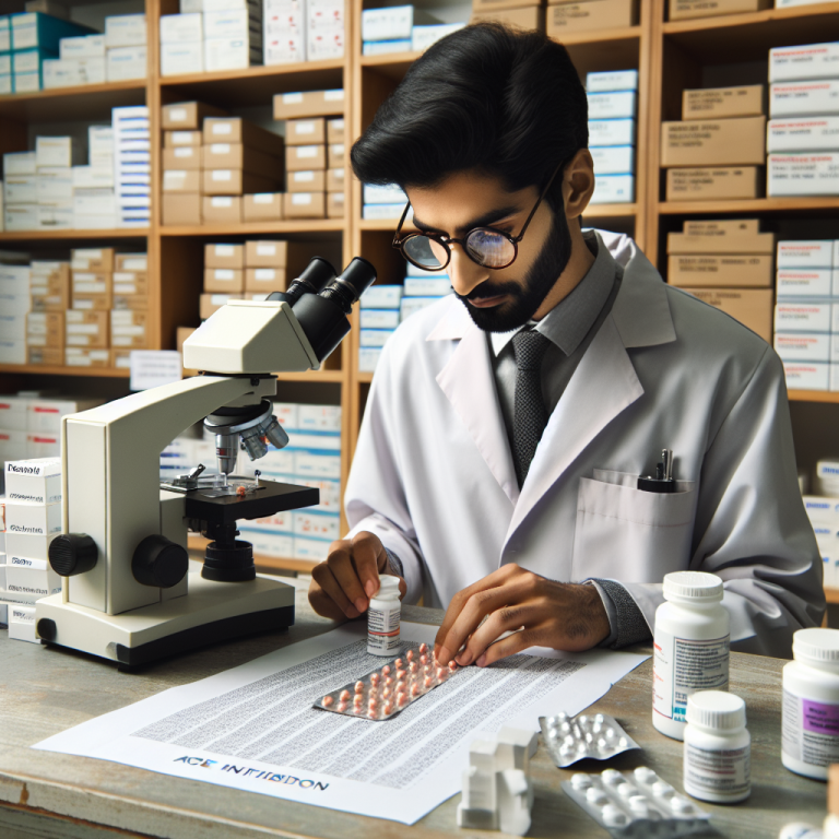 Analyse de la composition des médicaments en pharmacie pour ECA