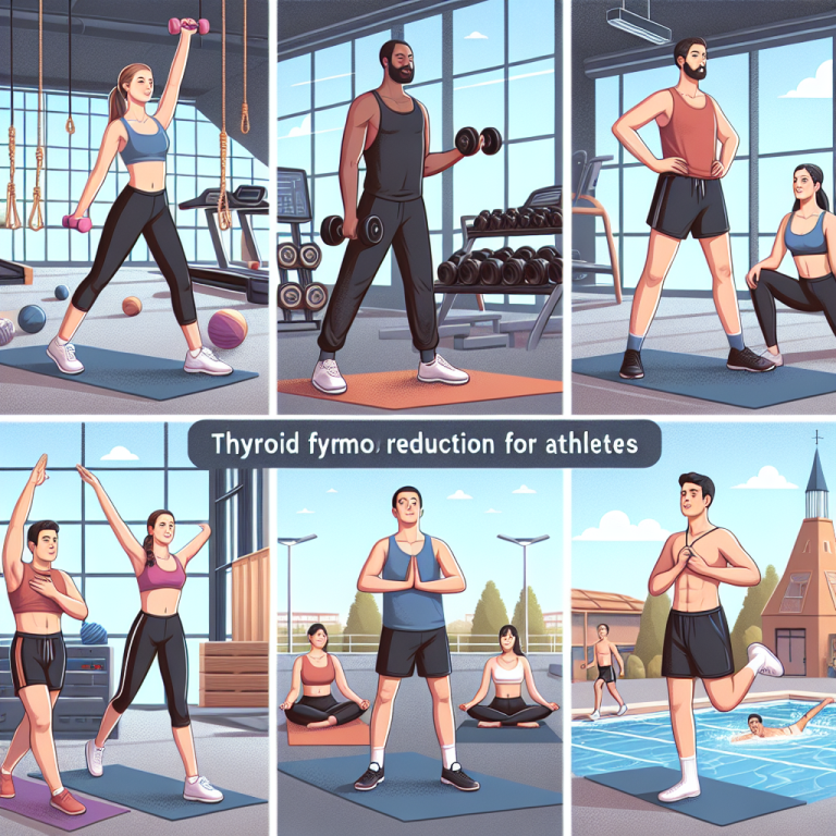 Exercices pour la réduction de la fonction thyroïdienne chez les sportifs