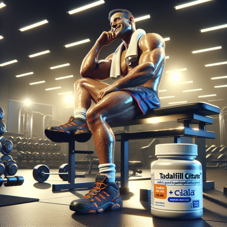 Récupération après l'entraînement avec le tadalafil citrate (Cialis générique)