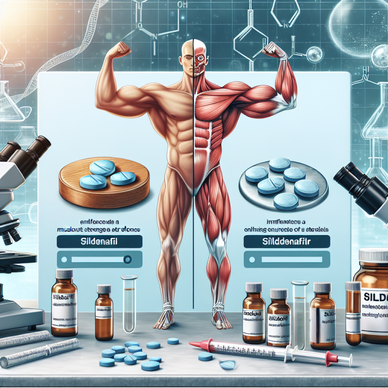 Sildénafil et son rôle dans l'amélioration de la force musculaire sans stéroïdes