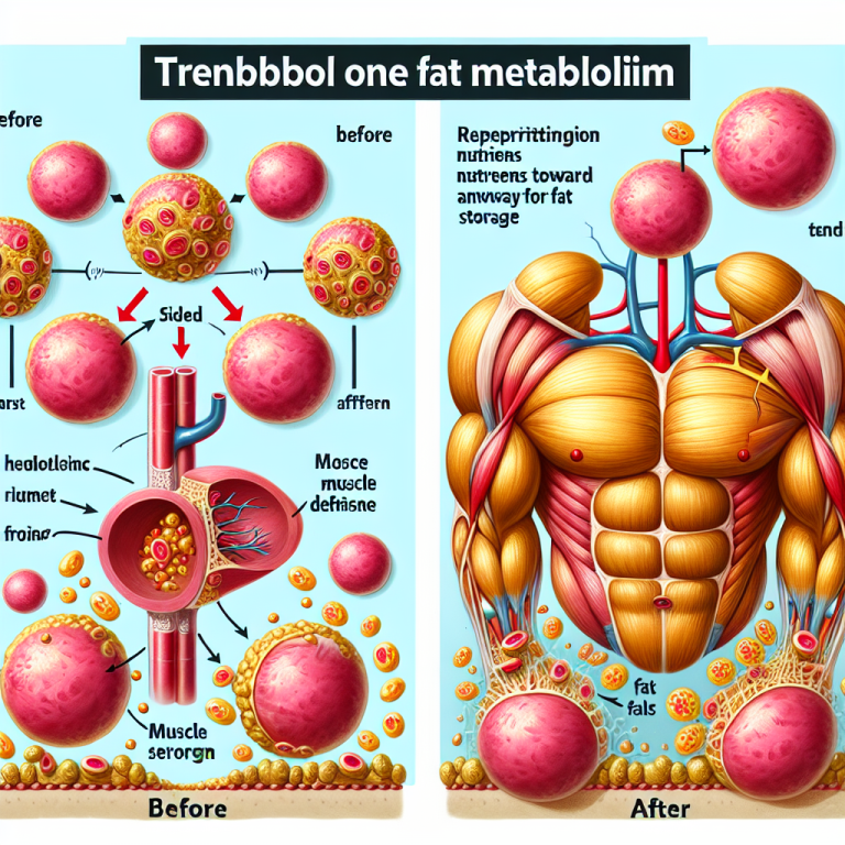Trenbolone et métabolisme des graisses