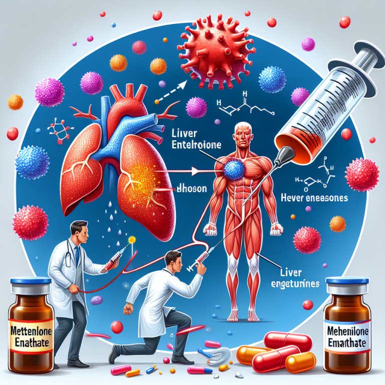 Effet de l'Énanthate de méthénolone injectable sur les enzymes hépatiques
