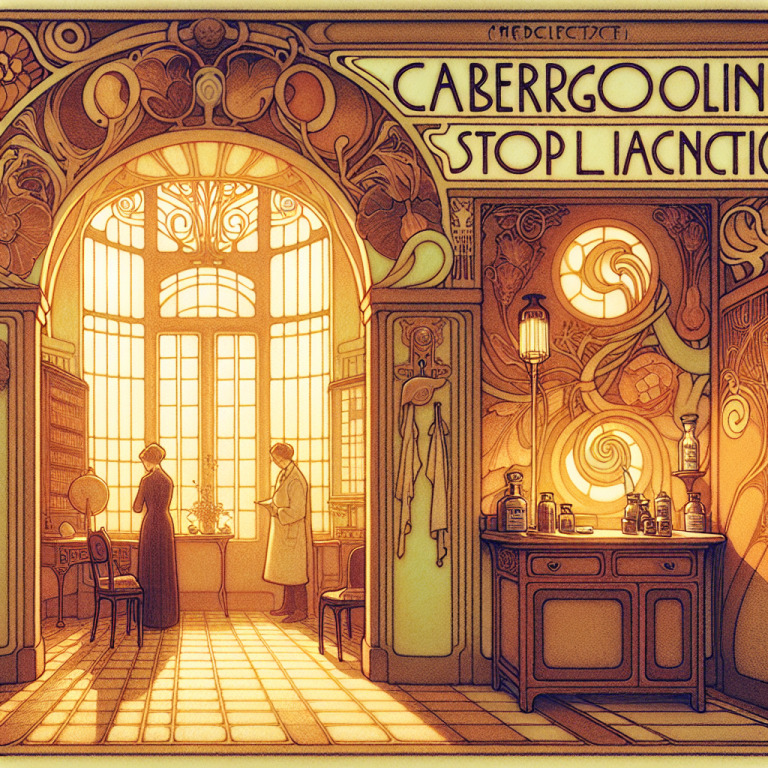 Cabergoline pour stopper la lactation : contexte médical